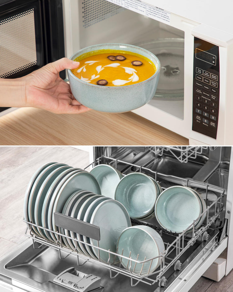 ANYA 18 Pieces Plates and Bowls Set