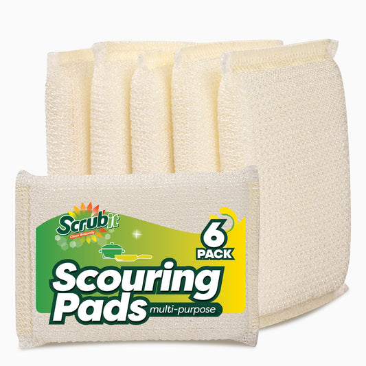 6 Scrub Sponges Kitchen By SCRUBIT