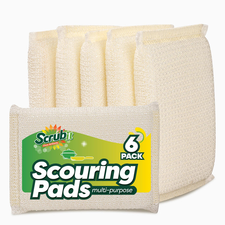 6 Scrub Sponges Kitchen By SCRUBIT