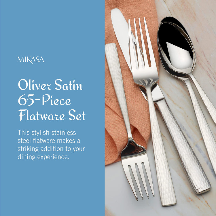 Oliver Flatware Set (65 Count)