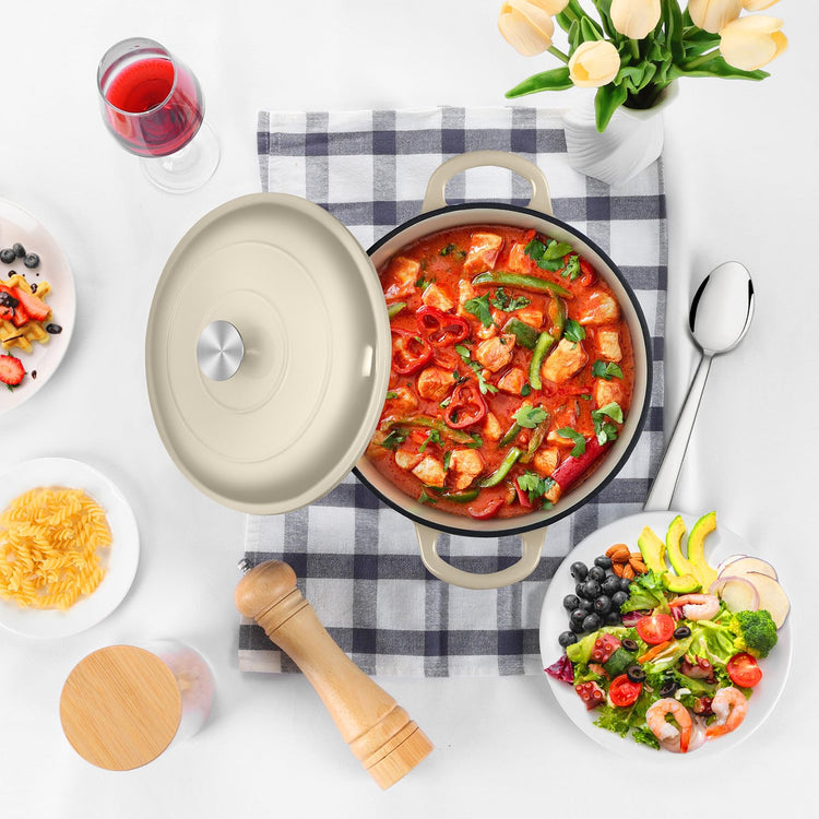5QT Enameled Dutch Oven