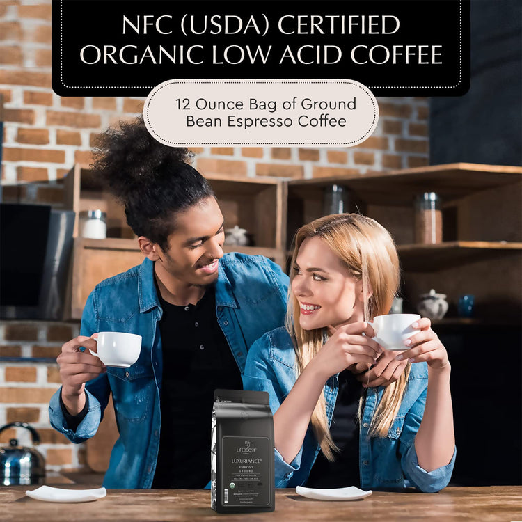 Organic Espresso Ground Coffee (12 Ounce)