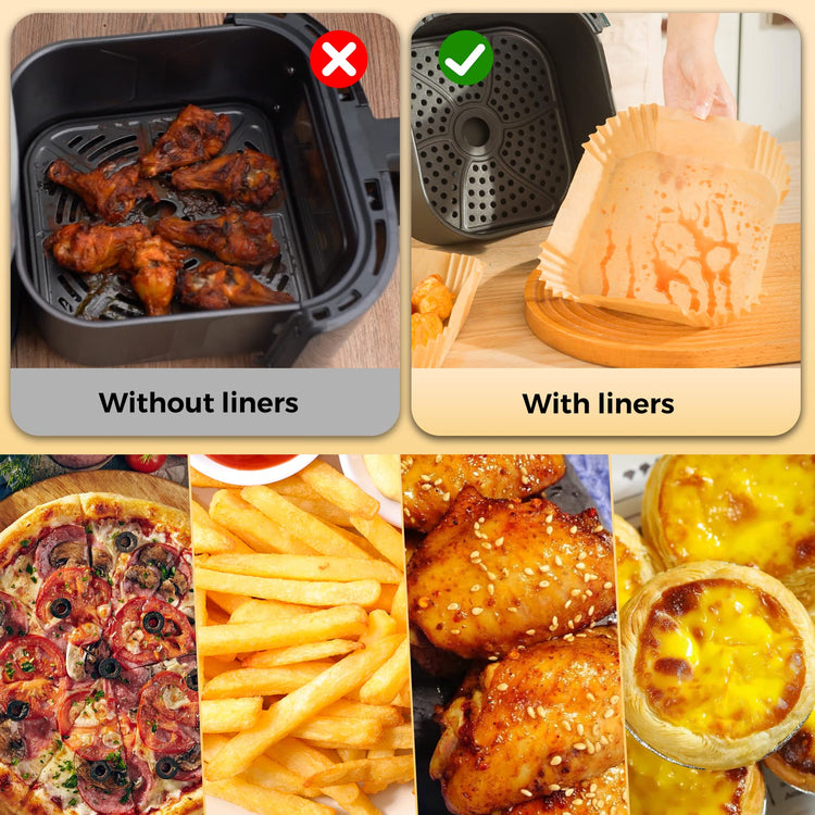 Disposable Air Fryer Paper Liners (100 Count)