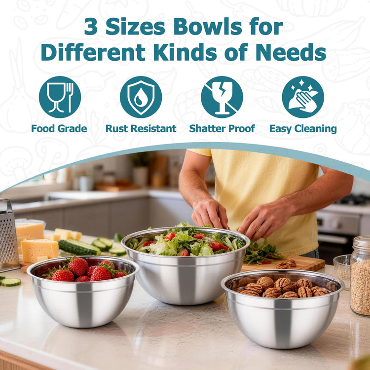 Mixing Bowl Set (3 Count)