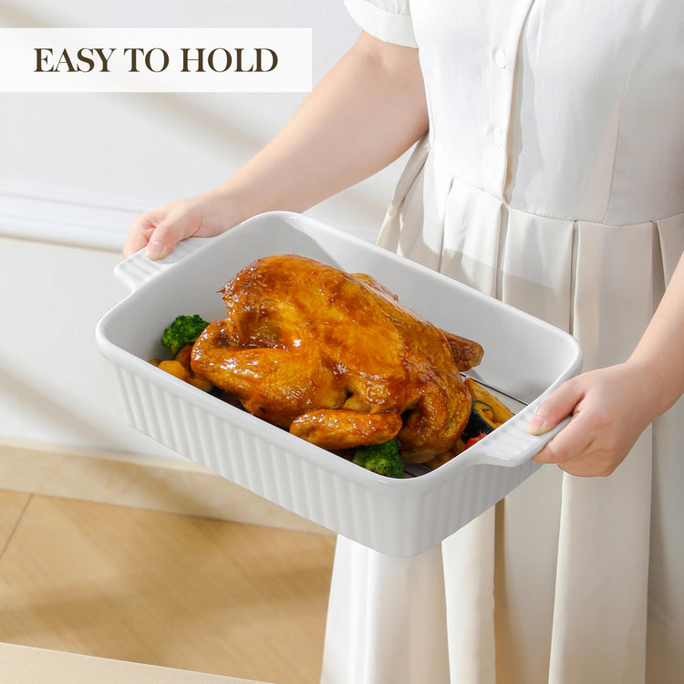 4.4 QT Baking Dishes with Rack
