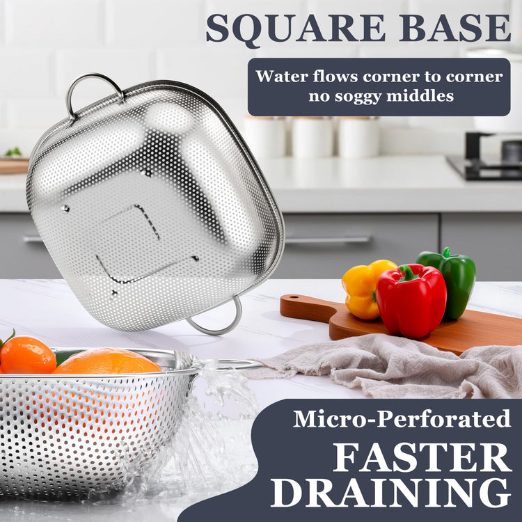 Stainless Steel Colander Set of 3 (3 Count)