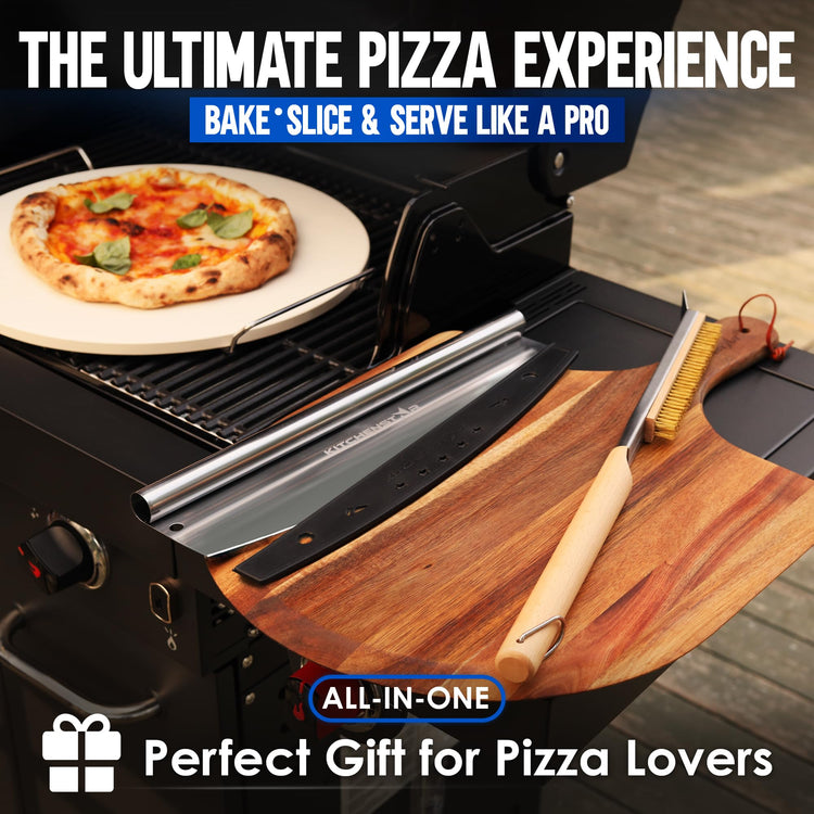 Pizza Stone Set for Oven and Grill (6 Count)