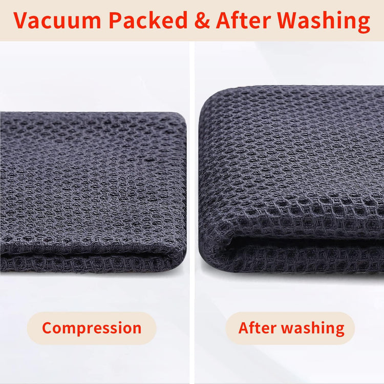 100% Cotton Oversized Waffle Weave Kitchen Towels 6 (6 Count)