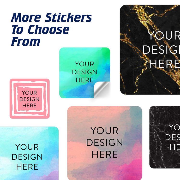 Custom Vinyl Stickers Your Image (100 Count)