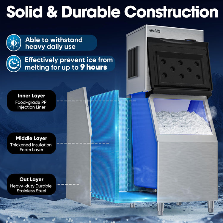 Commercial Ice Maker Machine 550LBS