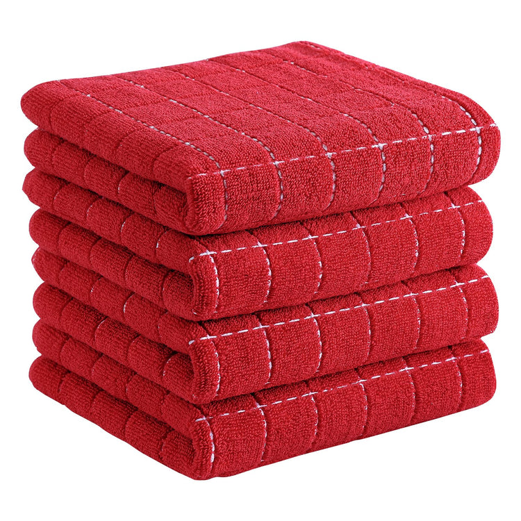 100% Cotton Terry Kitchen Towels (4 Count)