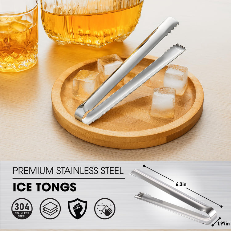 Cocktail Ice Tongs 6.3 in (2 Count)