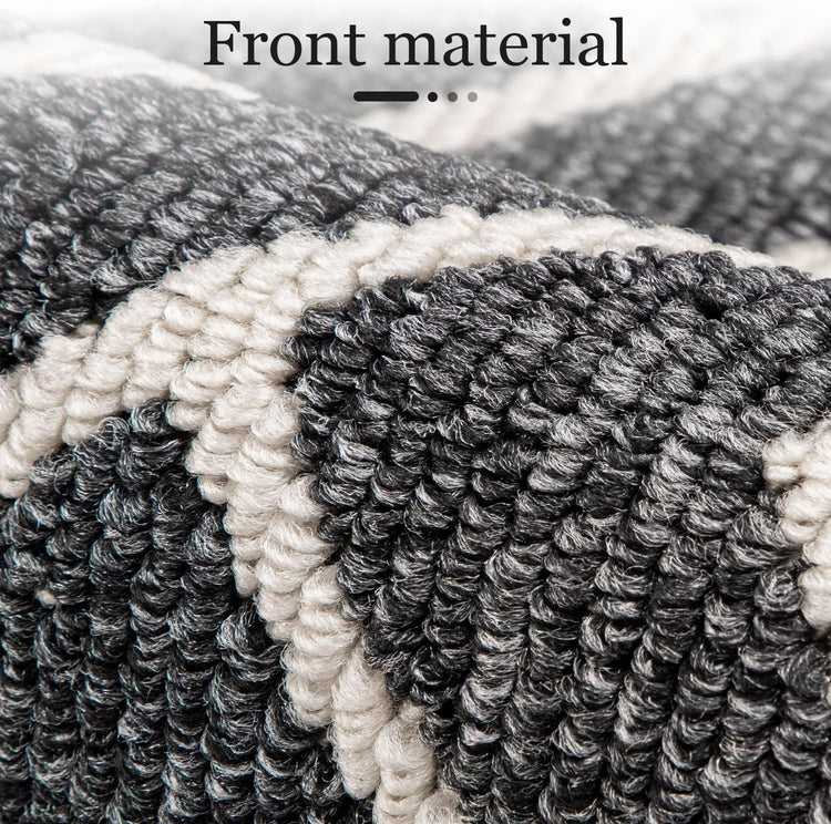 hicorfe Kitchen Rugs and Mats Sets,Super Absorbent Polypropylene Non-Slip Rug,Soft Comfort Floor Mat,Washable for Kitchen,Hallway,Office,Sink,Laundry(24" x 35",Black)
