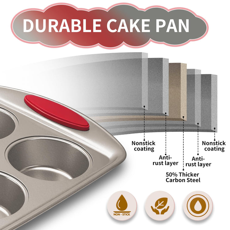 Muffin Pan 6 Cup (2 Count)