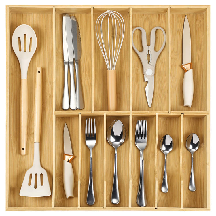 Silverware Organizer for Kitchen Drawers