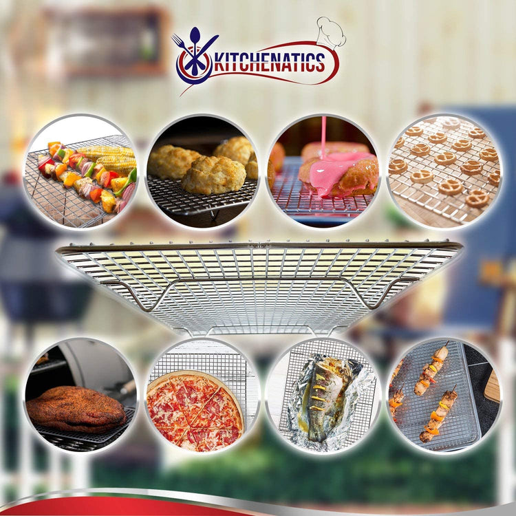 Small Quarter Sheet Cooling Rack for Cooking & Baking