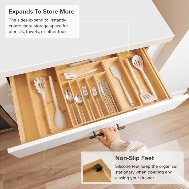 Silverware & Utensil Drawer Organizer