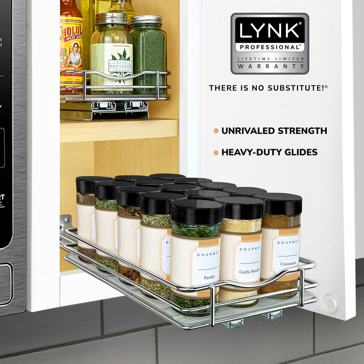 Pull Out Spice Organization for Cabinets