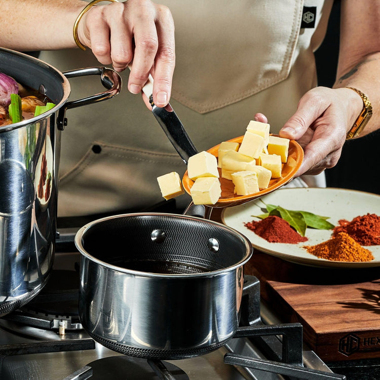 1QT Hybrid Nonstick Saucier with Lid