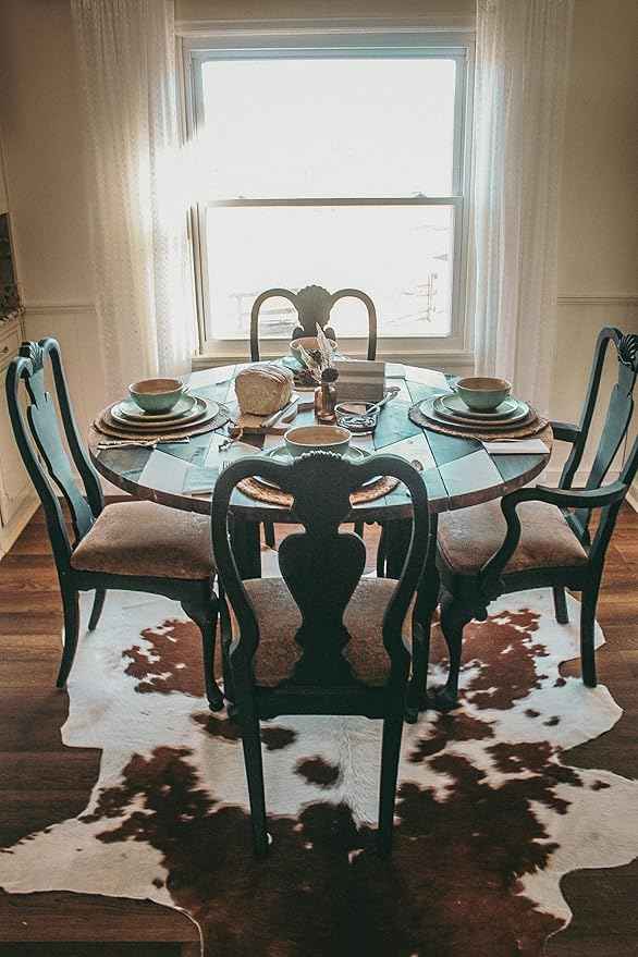 Paseo Road Patina Turquoise 16 Piece Ceramic Southwestern Rustic Cabin Dinnerware Set with Plates, Bowls and Mugs