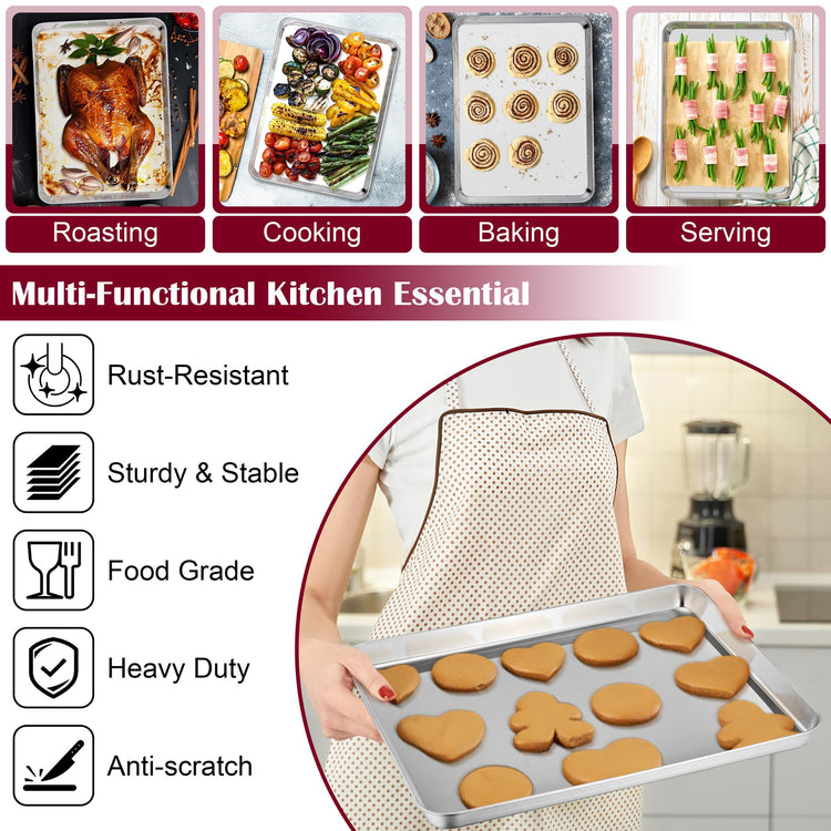 Baking Sheet with Wire Rack (2 Count)