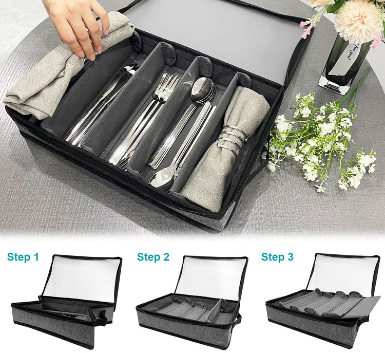 Silverware Organizer Chest