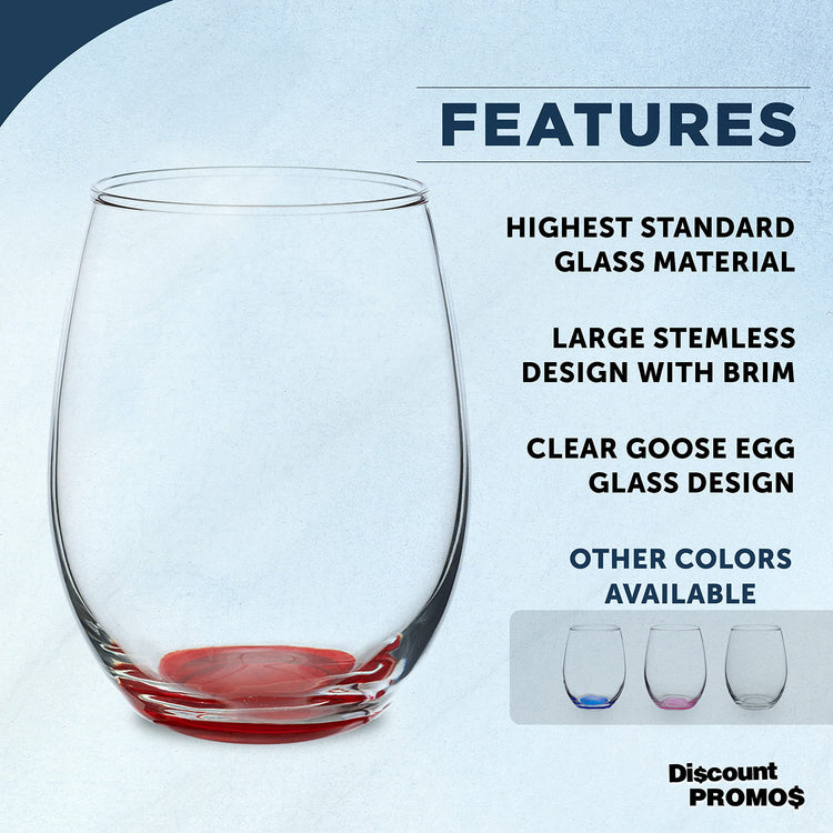 Stemless Wine Glasses in Bulk by ARC Perfection (10 Count)