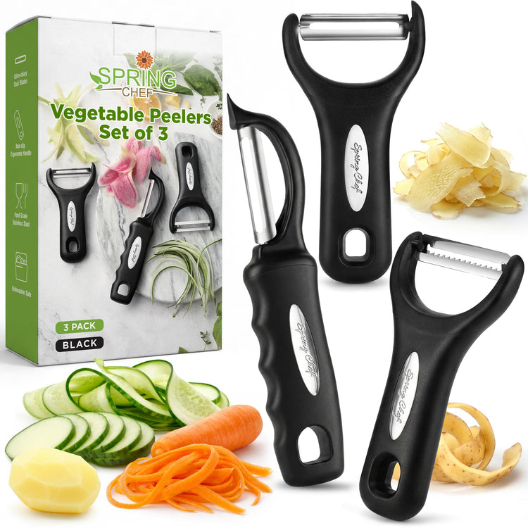 3pcs Vegetable Peelers for Kitchen