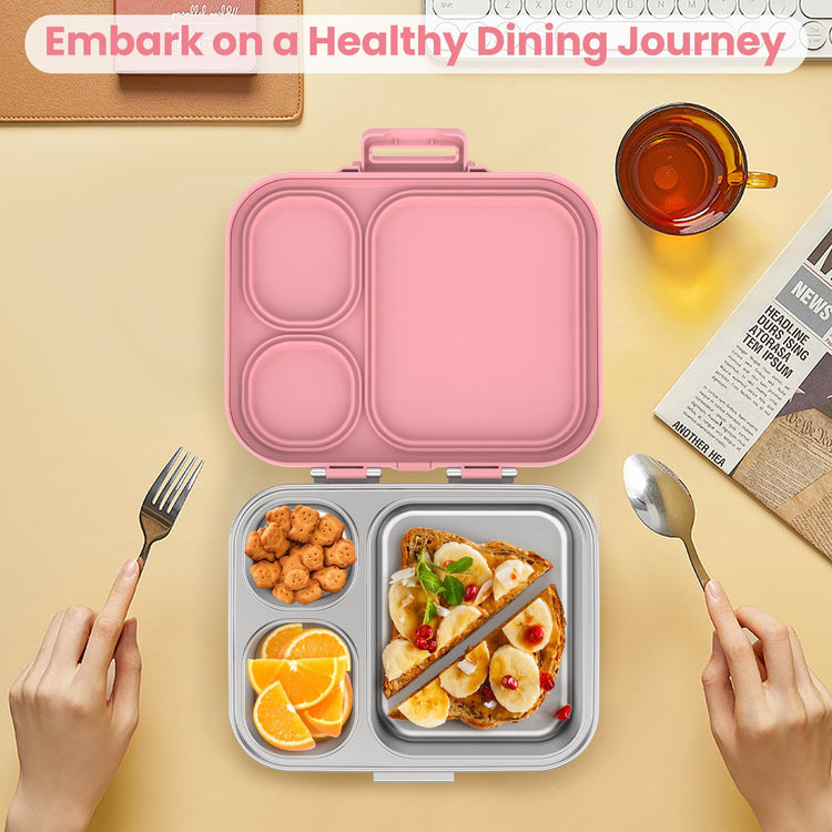Stainless Steel Bento Lunch Box for Kids