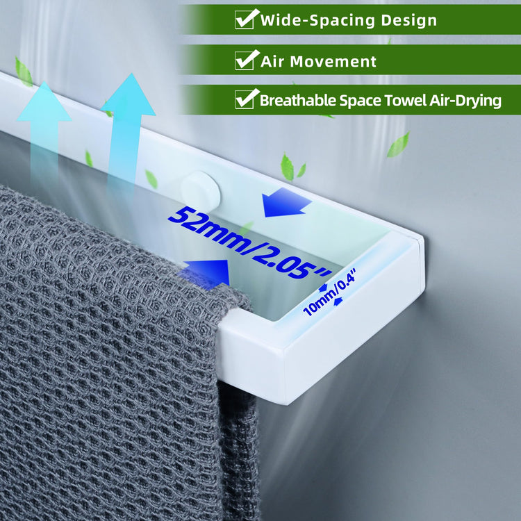 Hand Towel Holder Towel Bar for Bathroom Wall Mounted 8 Inch