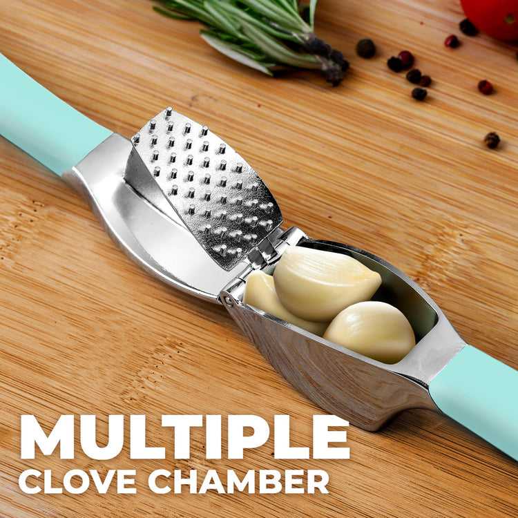 Metal Comfort Grip Garlic Press