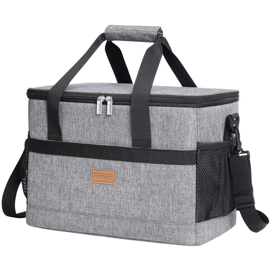 Cooler Bag 30 Cans Collapsible and Insulated Large Lunch Bag Leakproof Soft Cooler Portable for Camping