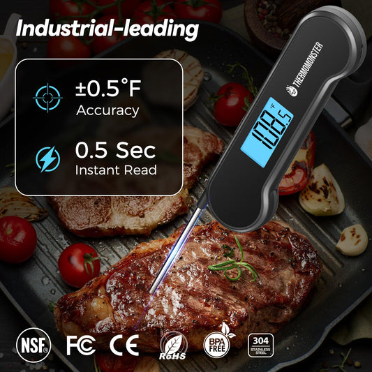 0.5 Sec Instant Read Meat Thermometer Digital for Cooking
