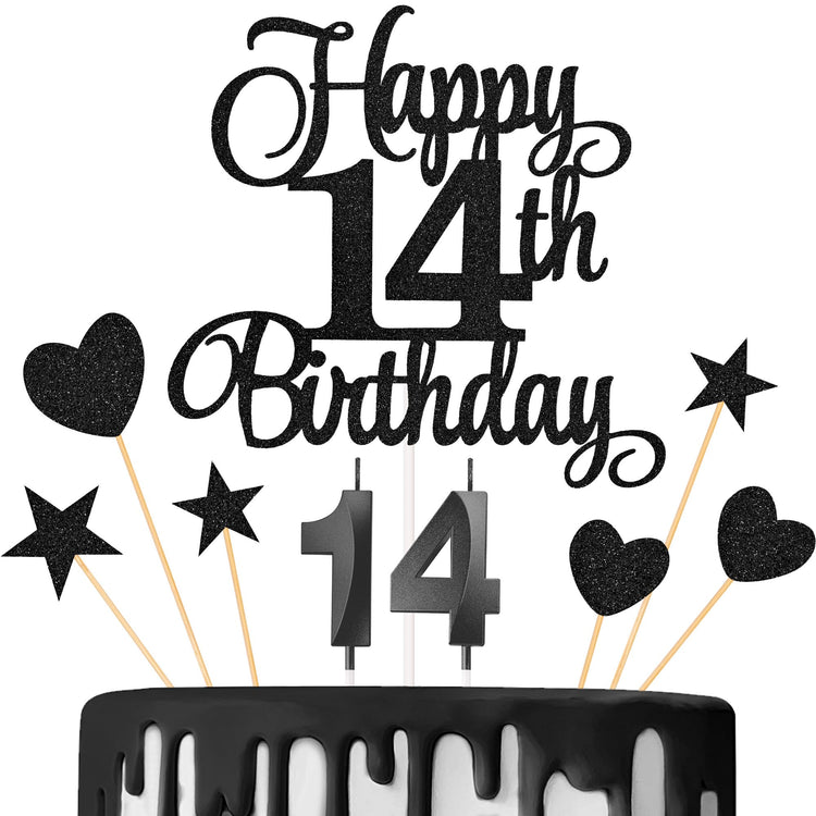 14th Birthday Cake Decorations