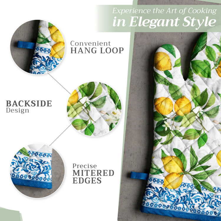 Maison d'Hermine Oven Gloves 100% Cotton Oven Mitt