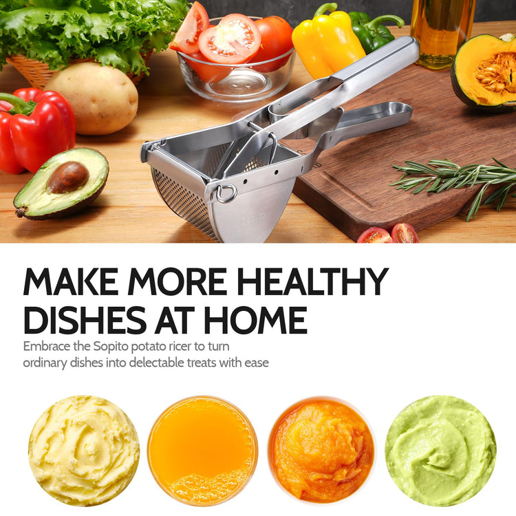 22 oz Stainless Steel Potato Ricer