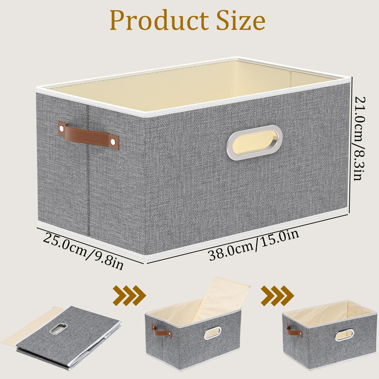 Collapsible Fabric Storage Bins