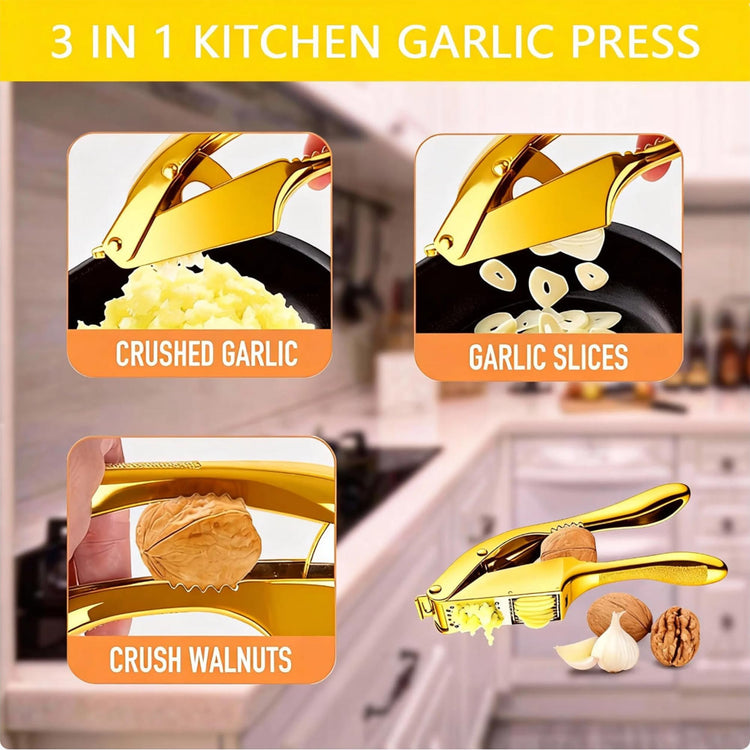 Garlic Press and Slicer 2 in 1