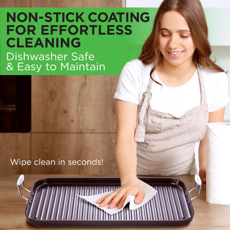 20"x13" Stove Top Grill Pan