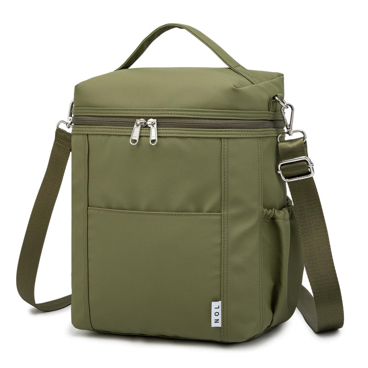 NOL Insulated Lunch Bags for Women Cooler Bag Lightweight Nylon Waterproof Lunch Box for Work
