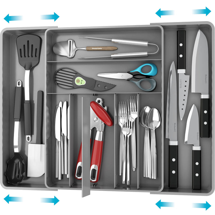 Expandable Kitchen Drawer Flatware Organizer