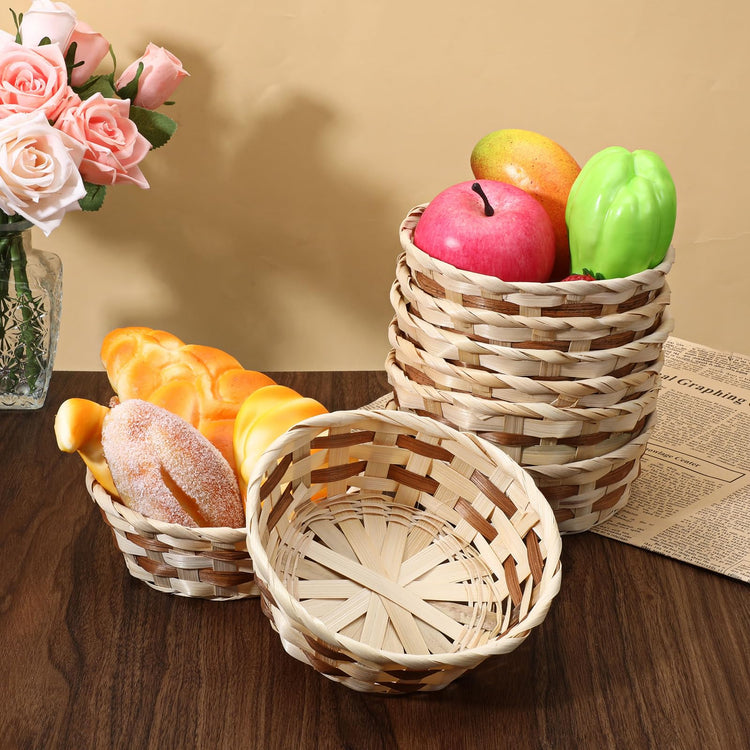 12 Pack Round Gift Baskets (12 Count)