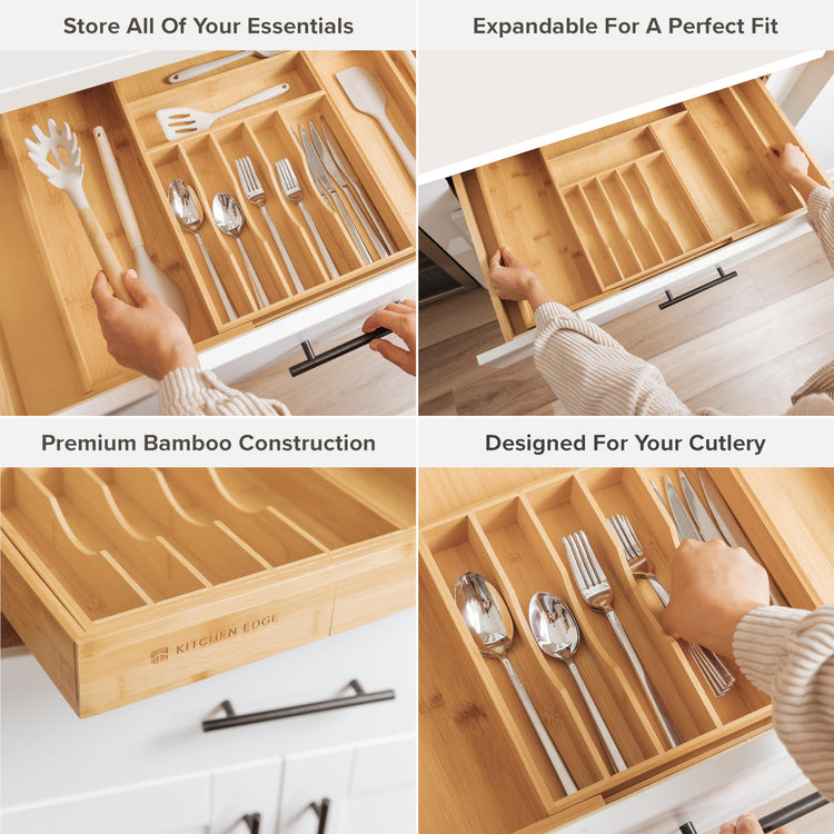 Silverware & Utensil Drawer Organizer