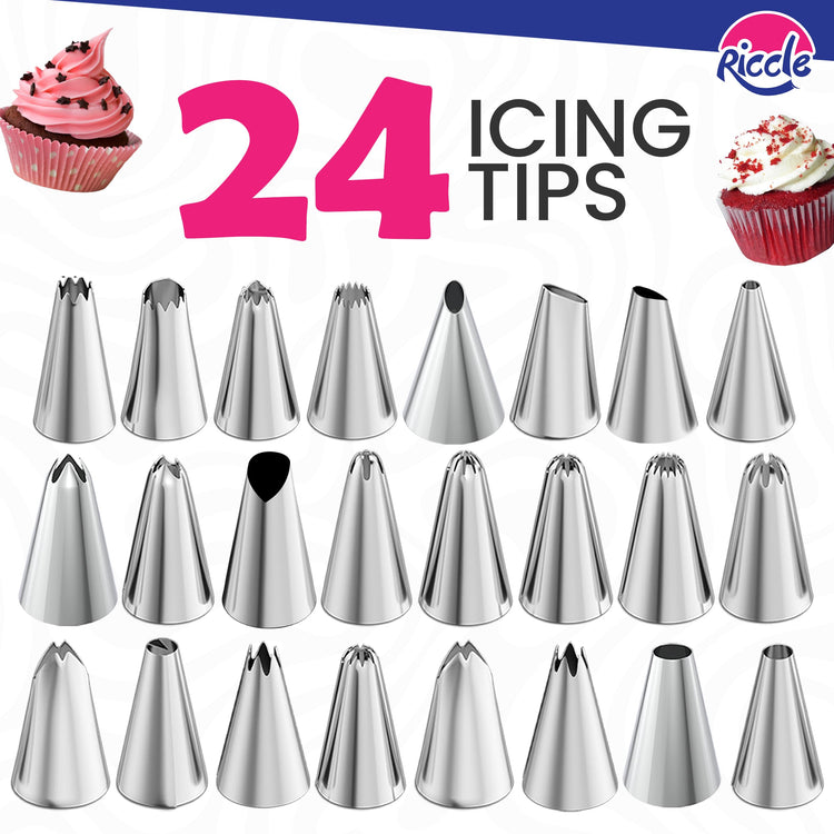 94 pcs Cake Decorating Kit with Cake Turntable (94 Count)