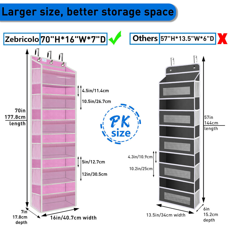 Over the Door Organizer Storage 6 Tier