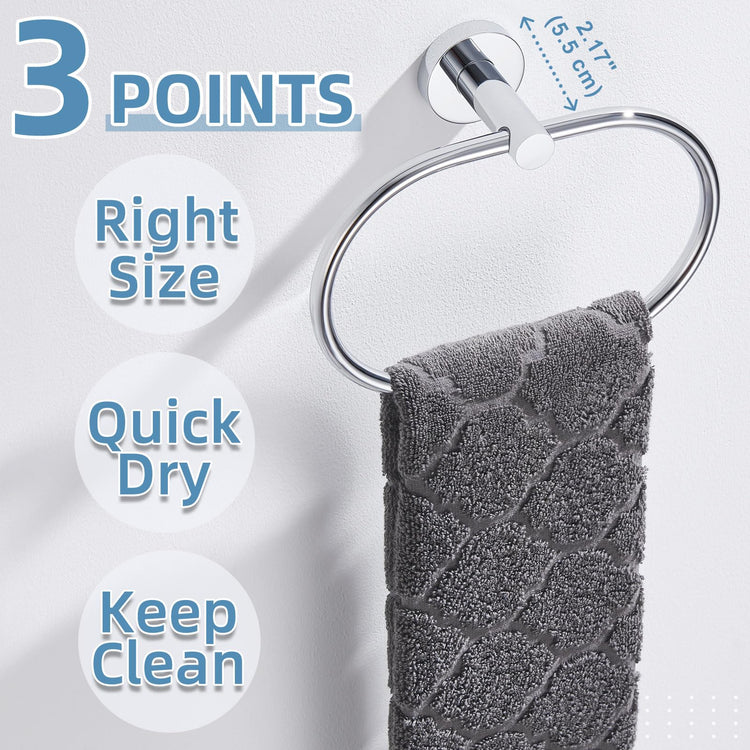Hand Towel Ring for Bathroom