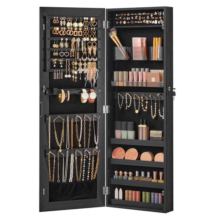 Mirror Jewelry Cabinet Armoire