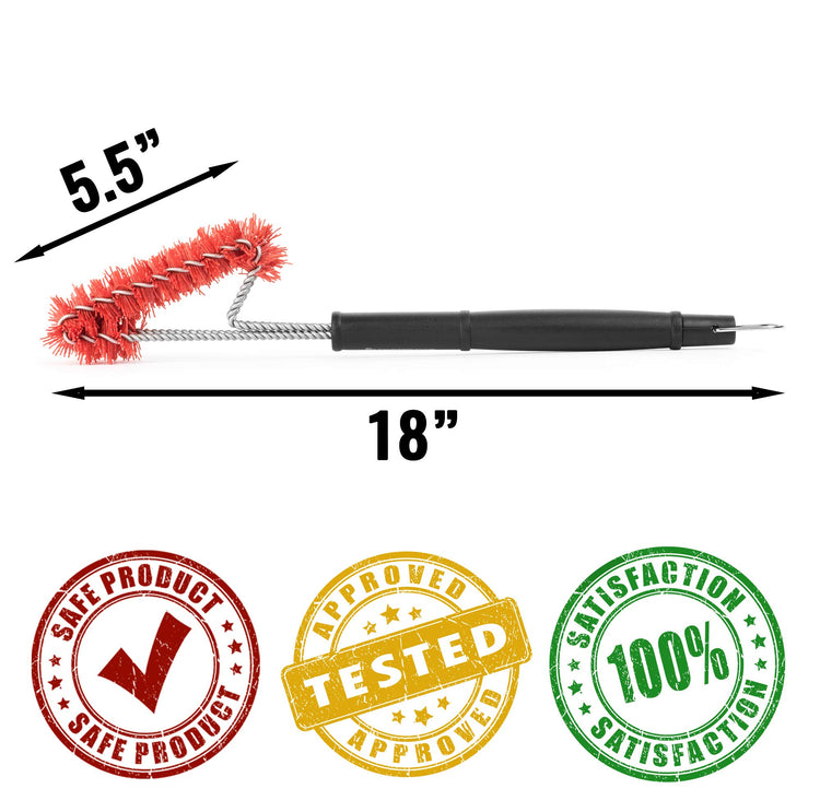 Nylon Grill Brush for Porcelain Grates