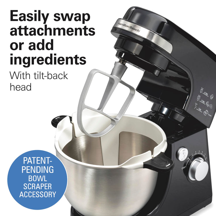 4 Quart Electric Stand Mixer With 7 Speeds