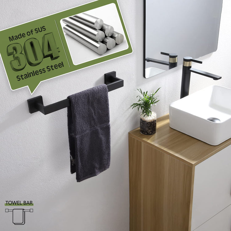 16 Inch Single Towel Bar